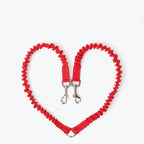 Double Dog Leash 360 Swivel No Tangle Walking Leash Shock Absorbing Bungee for Two Dogs Retractable Elastic Luminous Dog Leash