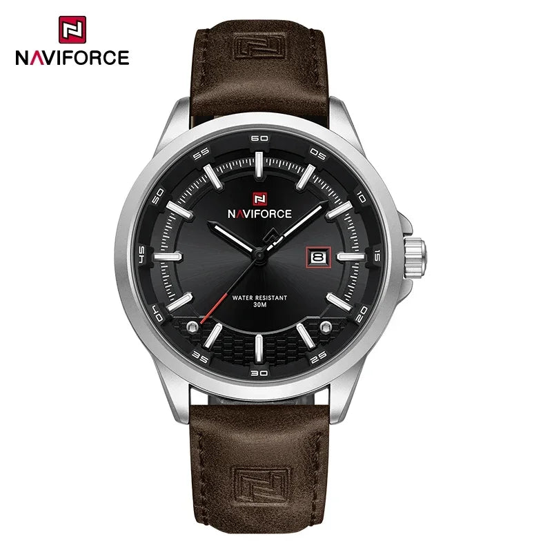 NAVIFORCE Men's Watches Business Calendar Waterproof Luminous Number Quartz Wrist Watches Clocks Gift Relogio Masculino 2025