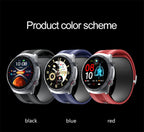 Sapphire Glass AMOLED Blood Pressure Smart Watches ECG Blood Oxygen Blood Pressure Air Pump Sport Health Tracking Smartwatch NFC