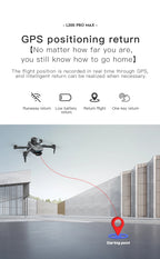 2025 L200 Pro Max GPS Drone 5KM 8K Professional HD Dual Camera 2-Axis Gimbal Obstacle Avoidance Brushless Foldable RC Quadcopter
