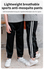 Children's Mosquito Pants Summer Thin Boys' Summer Pants Ice Silk Girls Large CHILDREN'S Silk Bloomers Pajama Pant