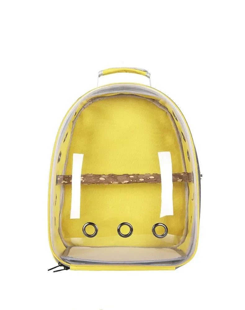 New Bird Carrier Small Pet Travel Bag for Small Parrot Lightweight Portable Backpack Transparent Pet Bird Cage
