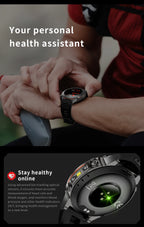 Men New Outdoors Sports Military GPS SmartWatch 10ATM Waterproof 730mAh High Battery Compass NFC HD Call For Huawei Xiaomi Watch