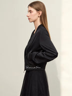 AMII Minimalism Jacket Woman Baseball Jacket Embroidery Letter Zipper 2023 Spring New Casual Women's Clothes Female Top 72331004