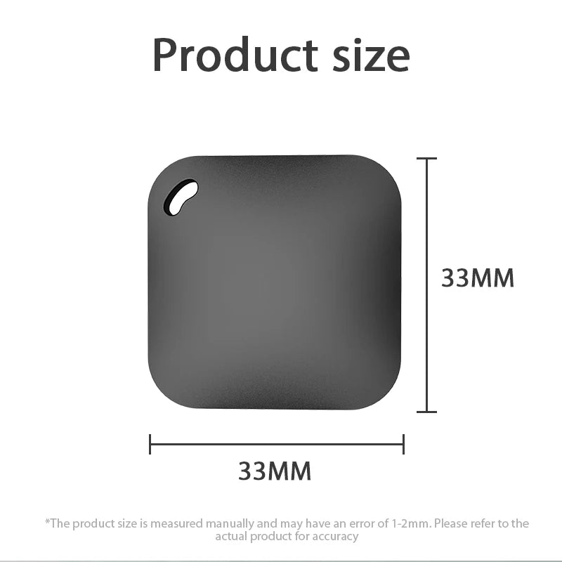 Smart Bluetooth GPS Tracker Work with Apple Find My APP ITag Anti Lost Reminder Device MFI Rated Locator Car Key Pet Kids Finder