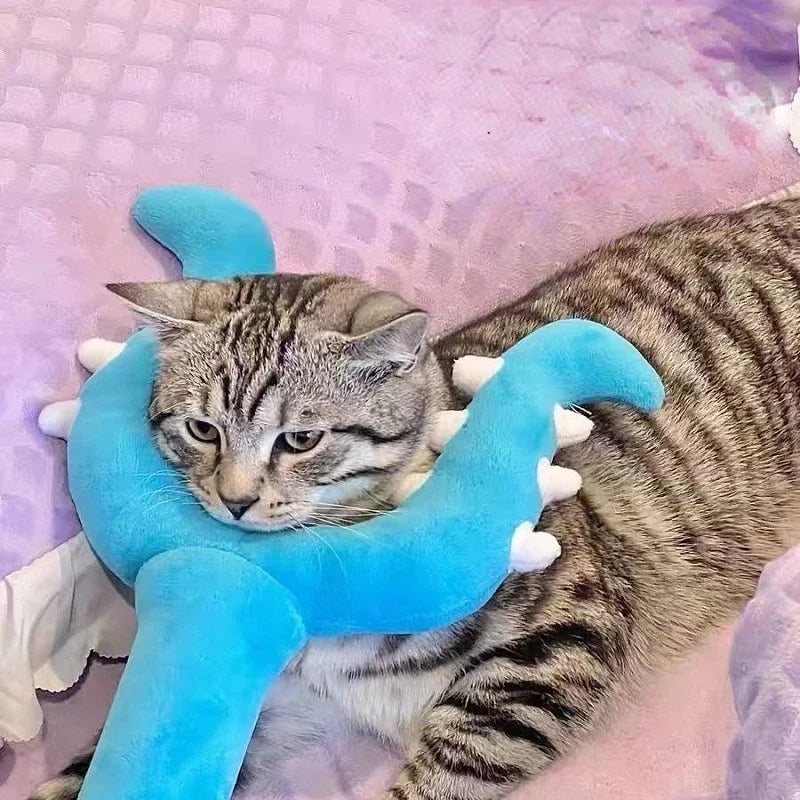 INS Strike Stick Pet Plush Toys Interactive Cat Toy Cat Control Anti Bite Toy Plush Chew Toy Cat Indoor Games Juegos Para Gatos