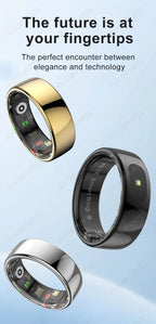 For Xiaomi Smart Ring Bluetooth Health Monitor Heart Rate Blood Oxygen Sleep Temperature Gesture Control Waterproof Sport Rings