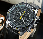 SEIKO Men's Sports Quartz Waterproof Watch, Multifunctional Dial Luminous Hands and Markers, Stainless Steel or Rubber Strap.