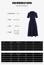 2025 Short-Sleeved Casual Midi Dress Summer Clothes Fashion Casual Office Lady Dresses for Women Vestidos