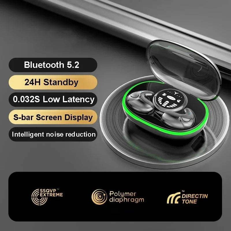 Invisible Sleep Earphones Bluetooth 5.3 Headphones TWS Wireless Stereo Noise Reduction Earbuds Gaming Headsets for XIAOMI iPhone