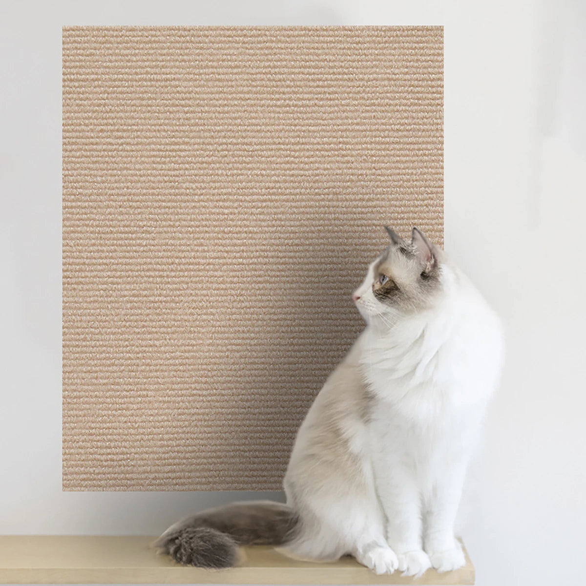 Cat Scratching Mat Self-Adhesive Trimmable Carpet Cat Scratching Post Carpet for Anti-scratching Sofa Furniture Protection
