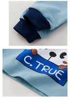 Spring Autumn Sleepwear Kids Comfort Cotton Pajamas Set Durable and Soft Unisex Cartoon Dinosaur for Boy Girl Children Clothes