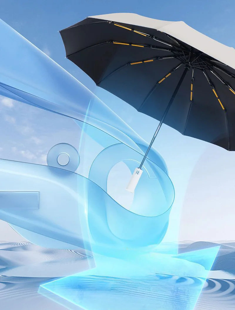 Xiaomi Automatic Umbrella 24 Bone Solid Color Automatic Umbrella Light Collapsible Large Size Outdoor Sunshade Uv Protection