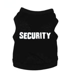 Police Suit Cosplay Dog Clothes Black Elastic Vest Puppy T-Shirt Coat Accessories Apparel Costumes Pet Clothes for Dogs Cats