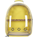 New Bird Carrier Small Pet Travel Bag for Small Parrot Lightweight Portable Backpack Transparent Pet Bird Cage