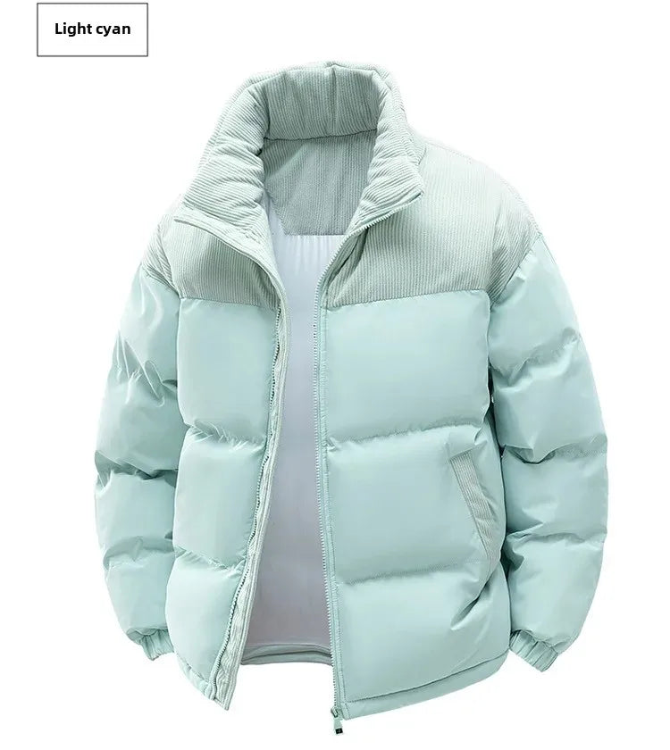 High Quality Thickened Cotton Jacket for Men Winter Windproof Warm Hooded Coat Couple Casual Wear Chinese Brand Outerwear