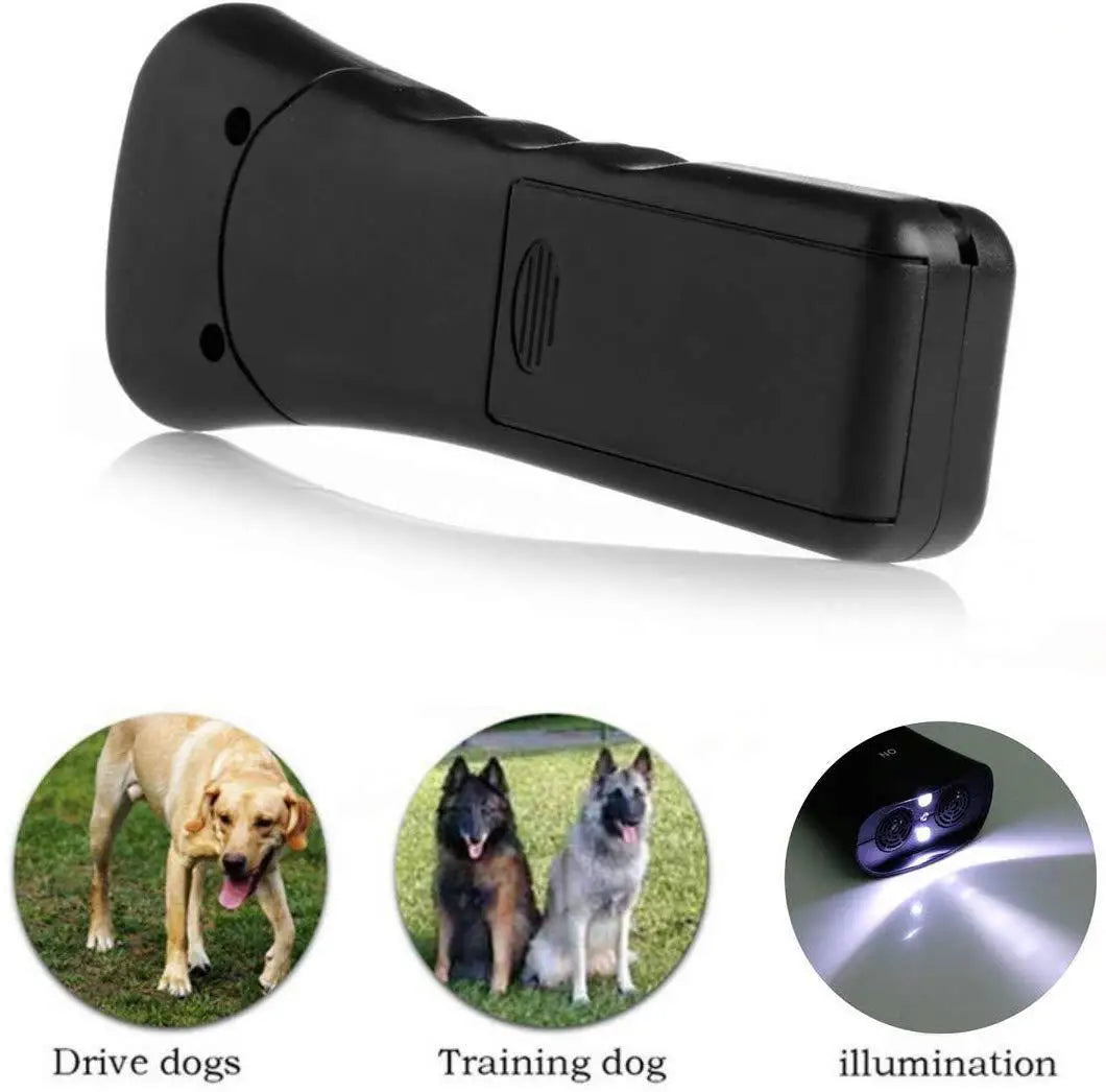 1pc Dog Repeller LED Ultrasonic From Dogs Anti Barking Device Laser Dog Repeller Training Device