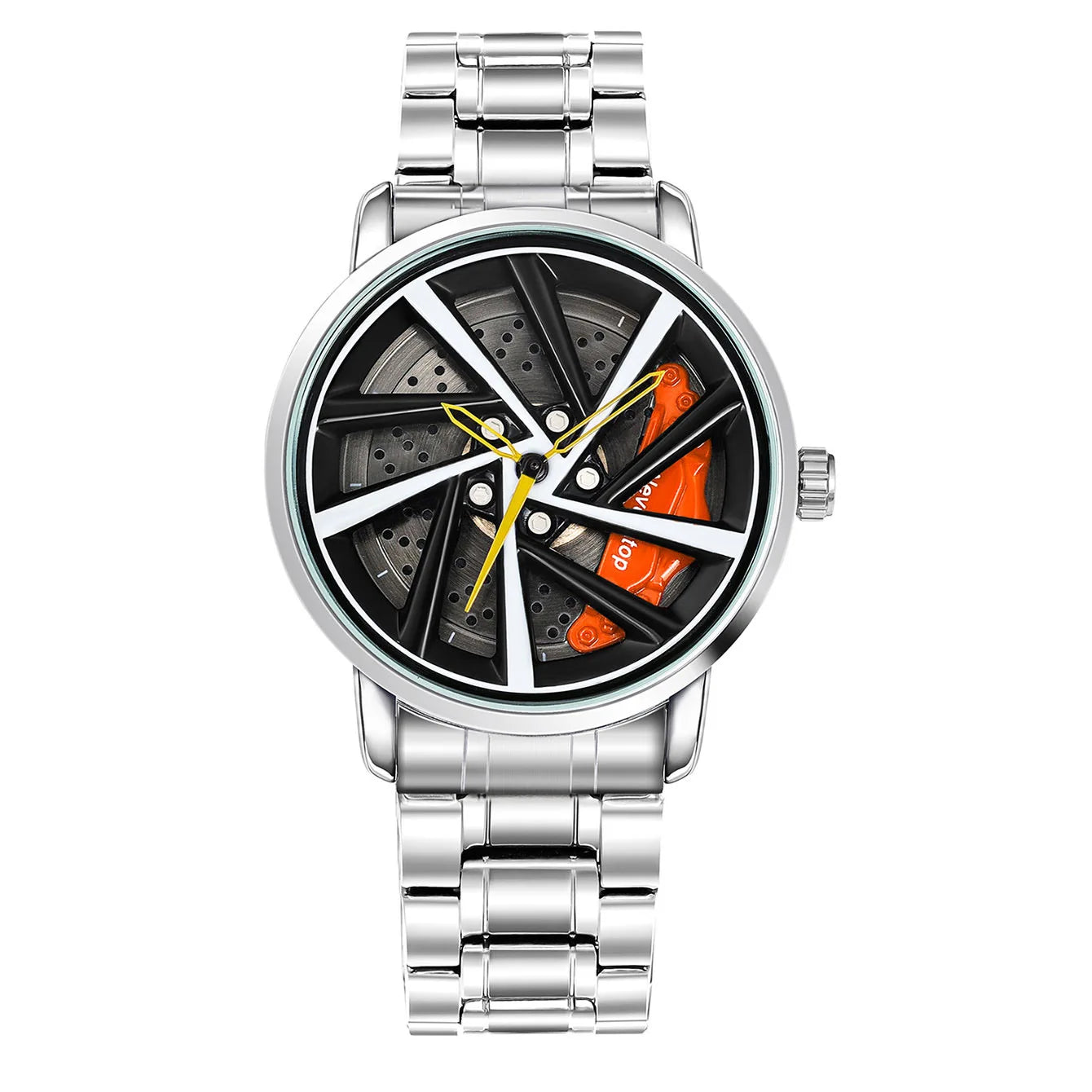 UTHAI CQ324 Fashionable Men watch with wheel clamp design,rotating hollow quartz watch,cool clock gift watches for man