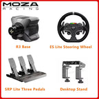 MOZA Racing for PC R3 3.9Nm Direct Drive Powerhouse with ES Lite steering Wheel ,pedals