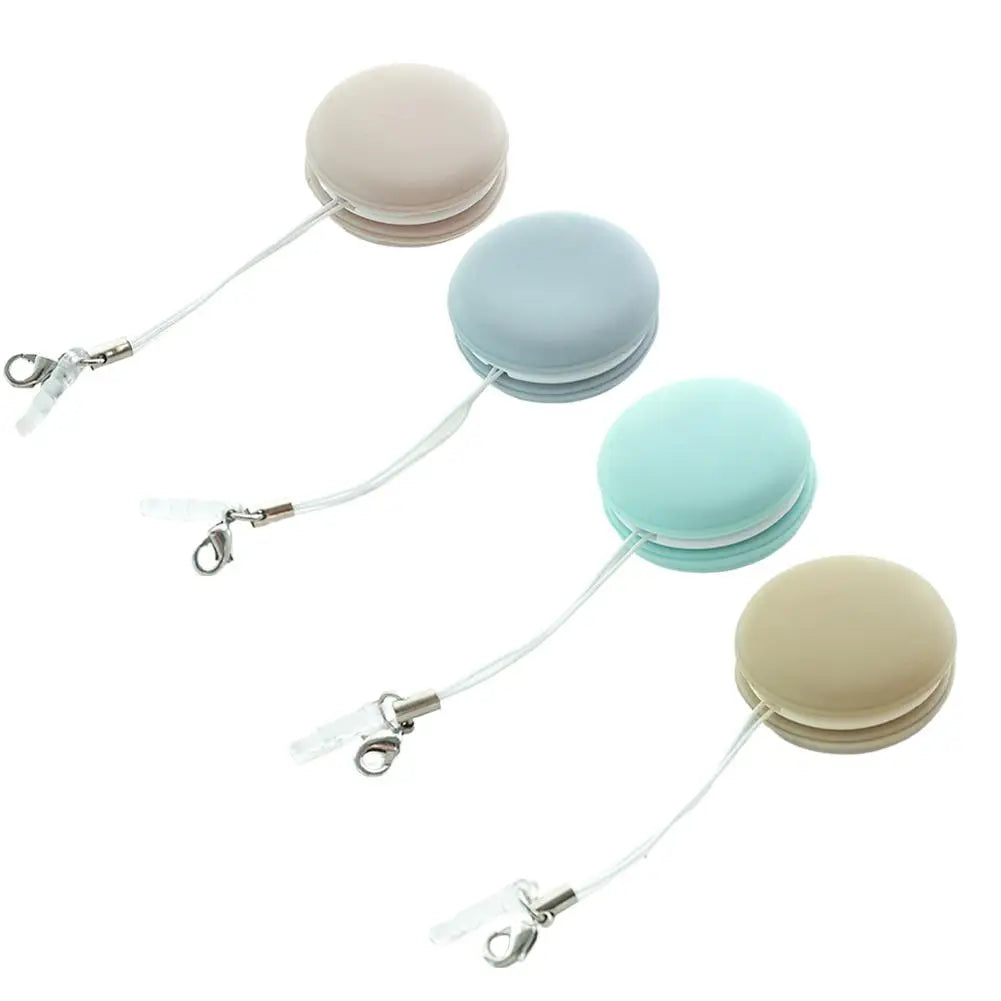 Cell Phone Screen Wipe Macaron Shape Cleaning Cloth Pendant Multifunction Cleaning Tools Glasses Lens Cleaner Key Pendant Gift