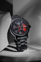 UTHAI CQ324 Fashionable Men watch with wheel clamp design,rotating hollow quartz watch,cool clock gift watches for man