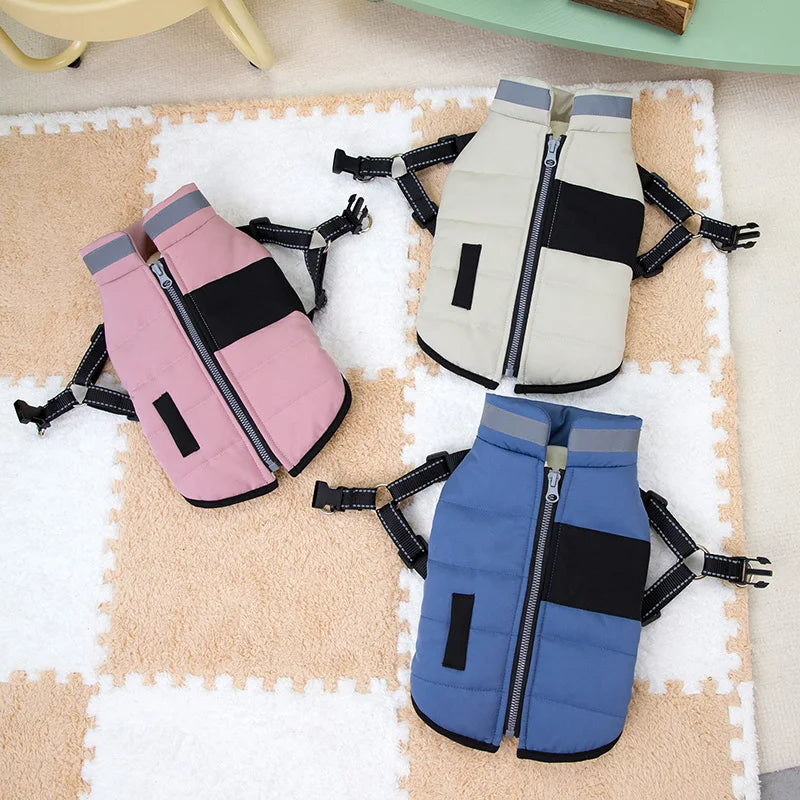 Winter Warm Pet Dog Clothes Reflective Puppy Jacket Thickened Pet Clothes for Small Medium Dogs Chihuahua Yorkie Clothing