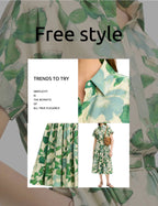Casual Women Dress Short Sleeve Pleated Cake Dress Belt Design Hanging Down A Line Elegant Dress Summer Female Shirt Dress