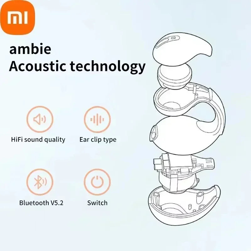 Xiaomi T75 Bluetooth Earphones Bone Conduction Wireless HiFi Stereo Sports Waterproof Earphones for Gaming and Music