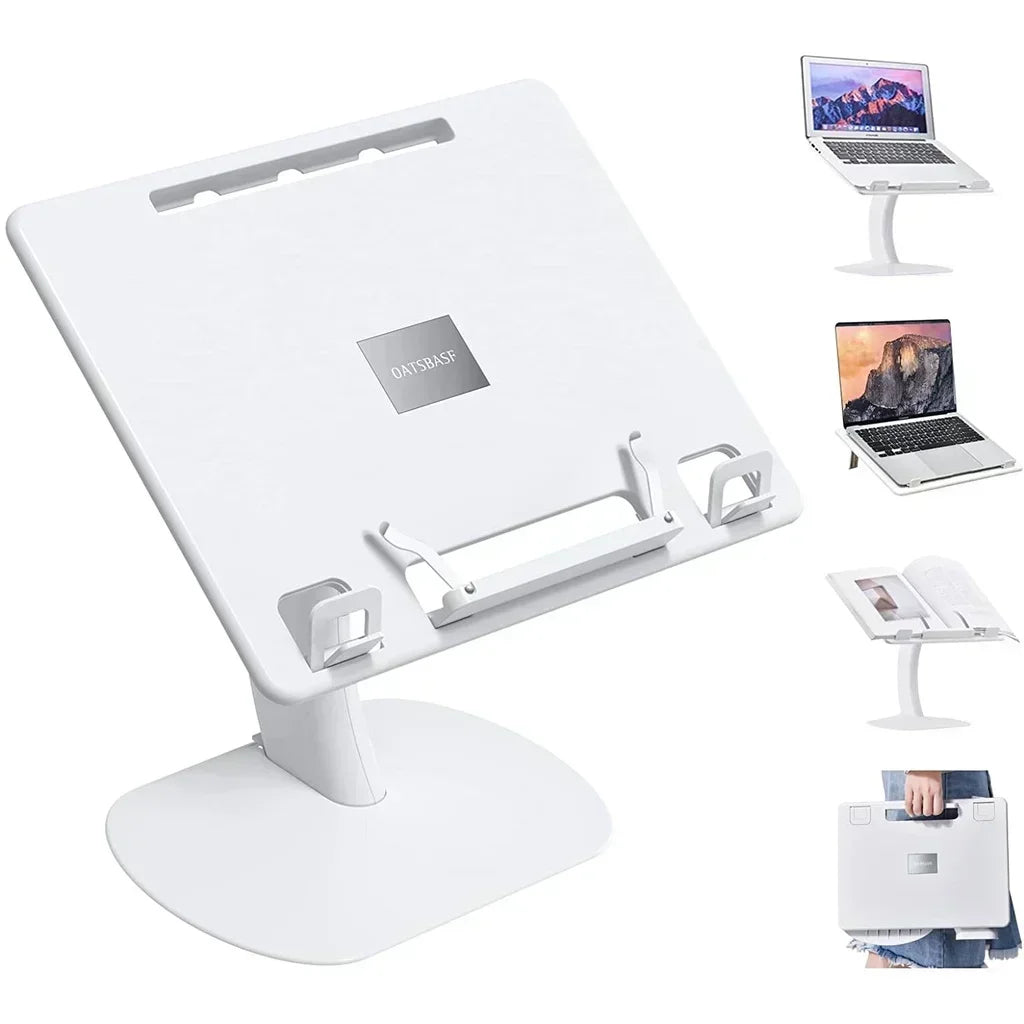 Eary Portable Laptop Stand for Desk Adjustable Height Holder for Macbook Air Pro Stable Stand Gifts for Girls Mom Students Kids