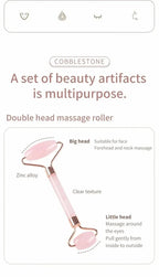 Face And Neck Massage Relax Roller Scraper Ladies Scratch Double End Massage Sticks Relax And Relax Non-ross Crystal Jade