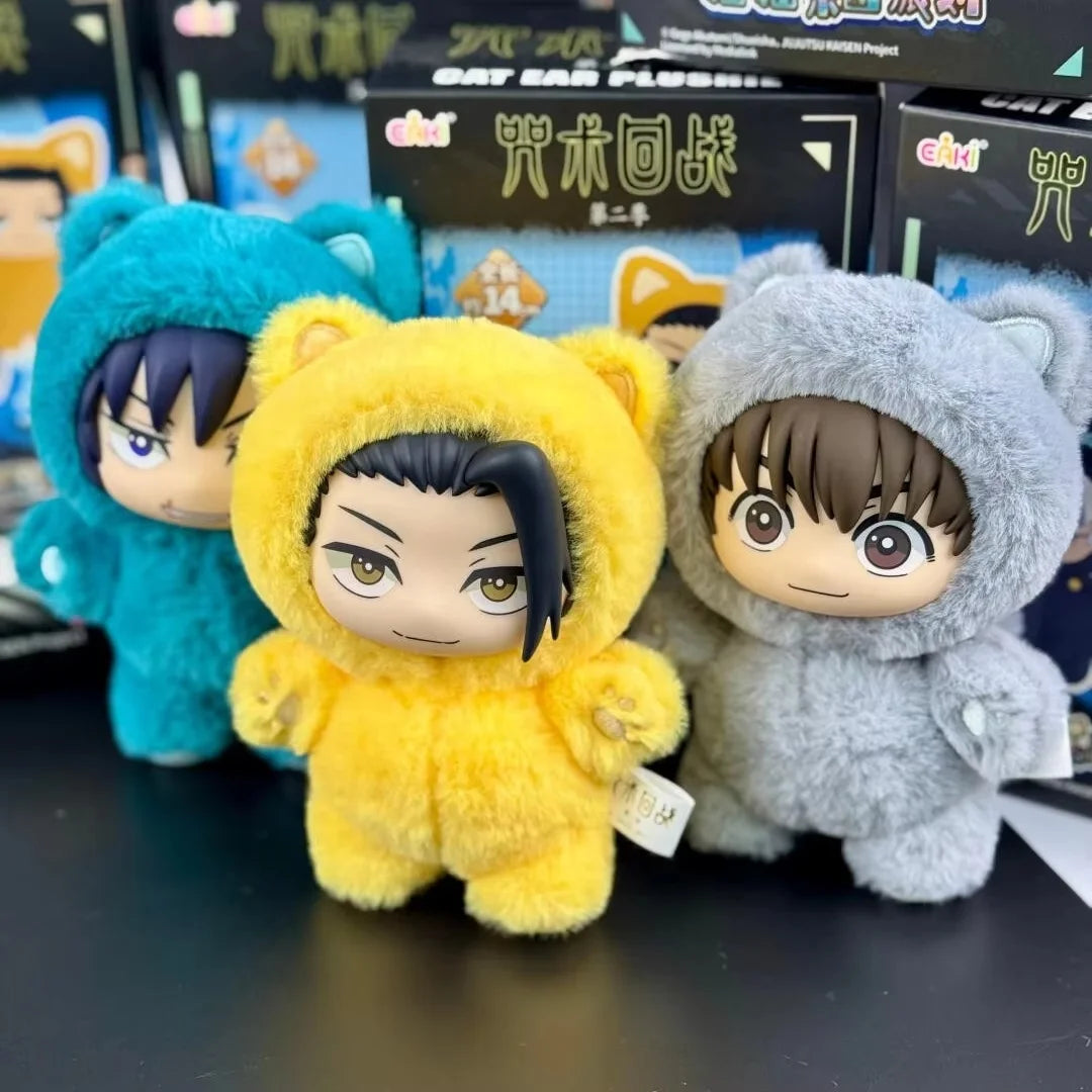 Eaki Genuine Jujutsu Kaisen Season 2 Gojo Satoru Cat Park Party Blind Box Doll Pendant Collectible Toy Model Gift in Stock