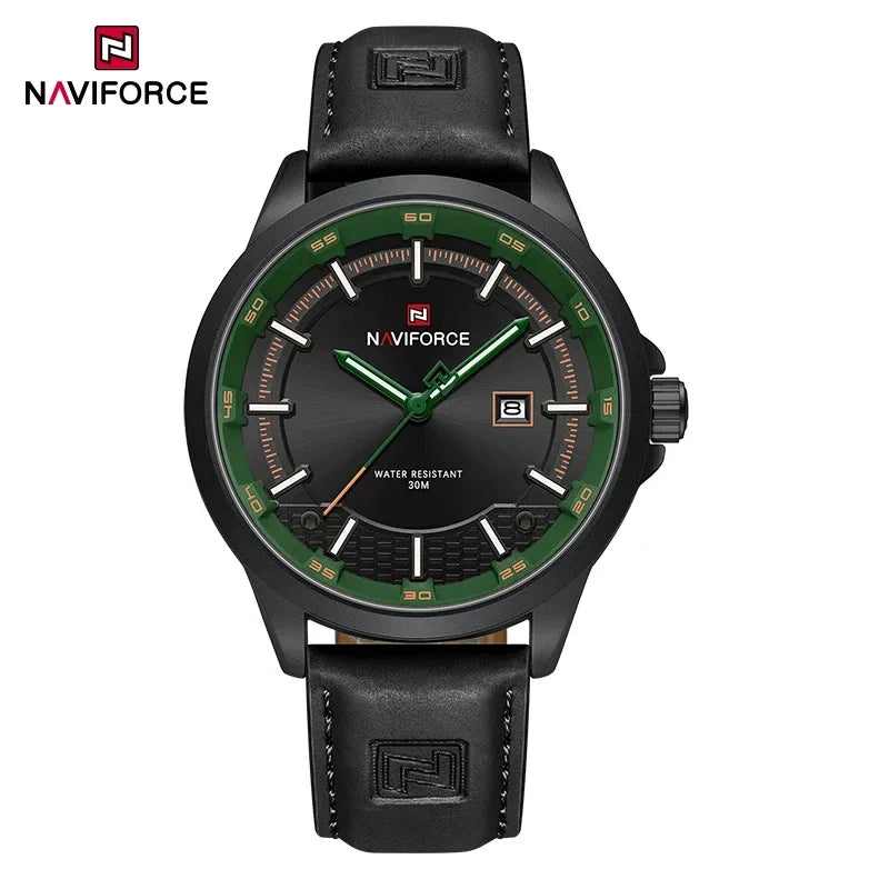 NAVIFORCE Men's Watches Business Calendar Waterproof Luminous Number Quartz Wrist Watches Clocks Gift Relogio Masculino 2025