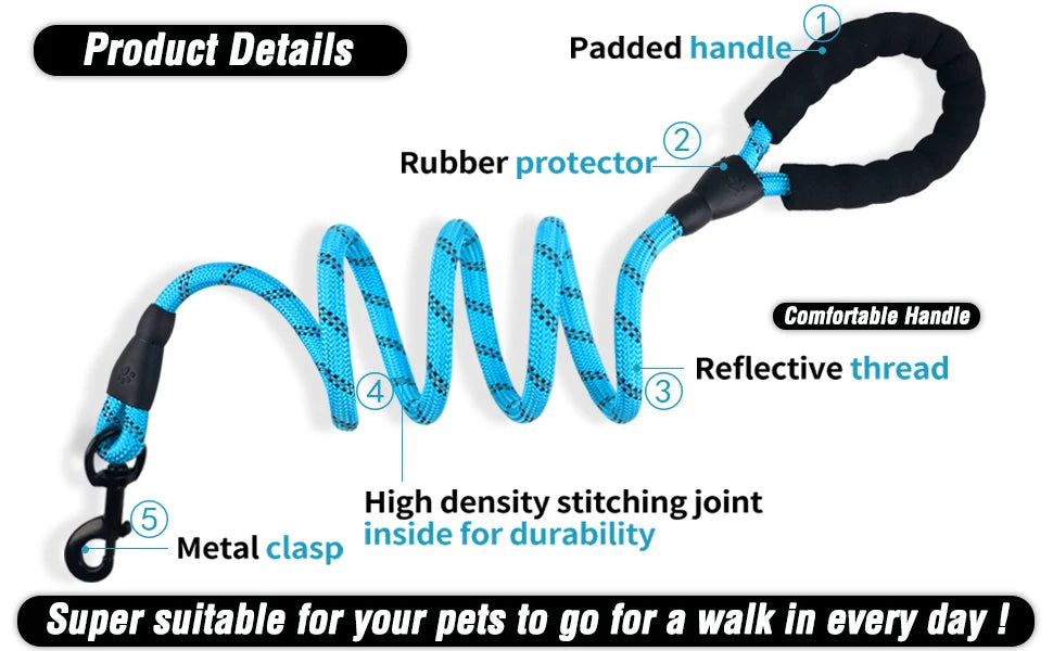 Double Dog Leash 360 Swivel No Tangle Walking Leash Shock Absorbing Bungee for Two Dogs Retractable Elastic Luminous Dog Leash