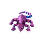 3D Printed Sphynx Cat Animals Toy Realistic Hairless Figurine Articulated Cat Fidget Toy for Cat Lover Collector Home Decoration