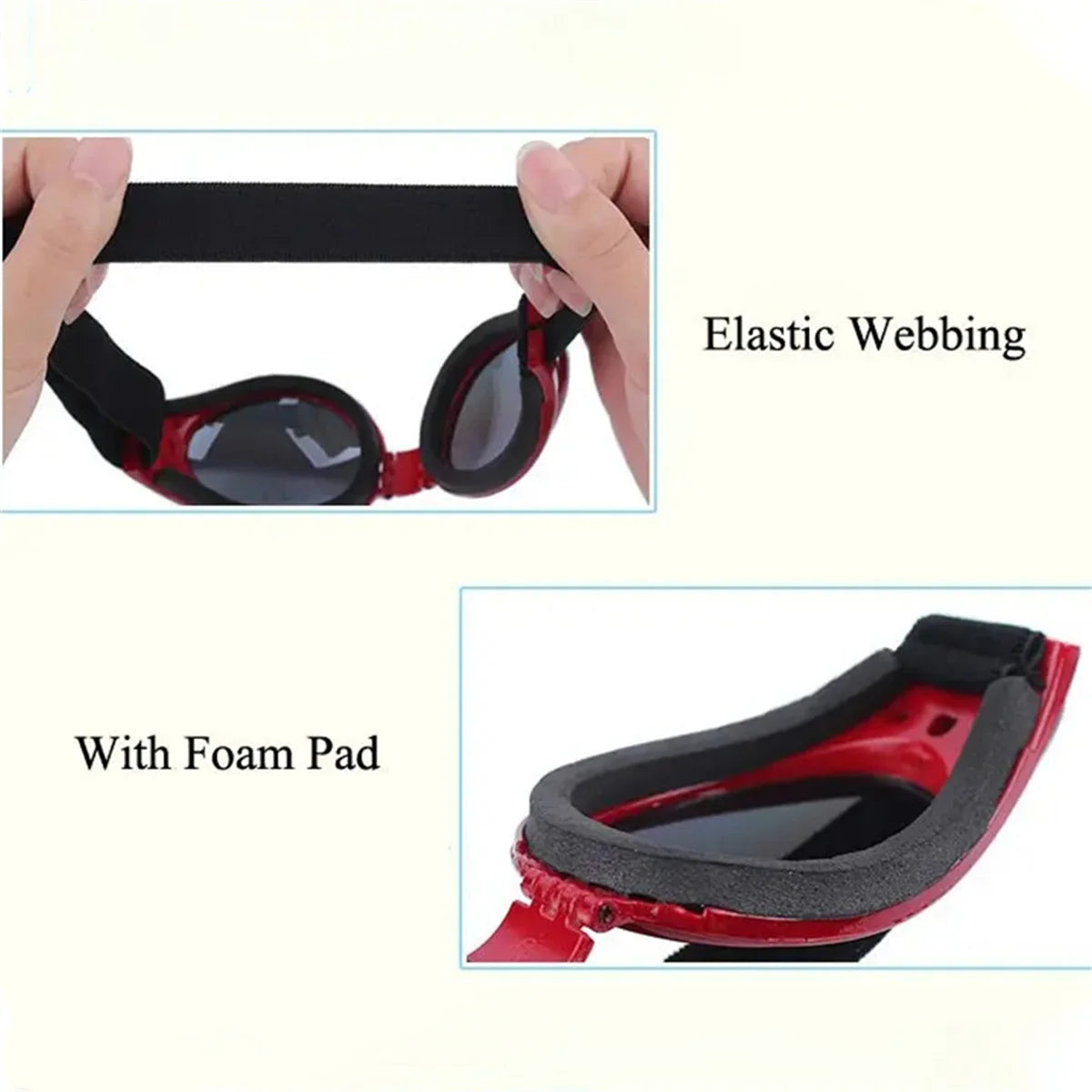 Cool Foldable Pet Sunglasses - Dog Glasses For Outdoor And Sun Protection - Pet Accessories For Dogs & Cats