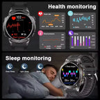Men New Outdoors Sports Military GPS SmartWatch 10ATM Waterproof 730mAh High Battery Compass NFC HD Call For Huawei Xiaomi Watch