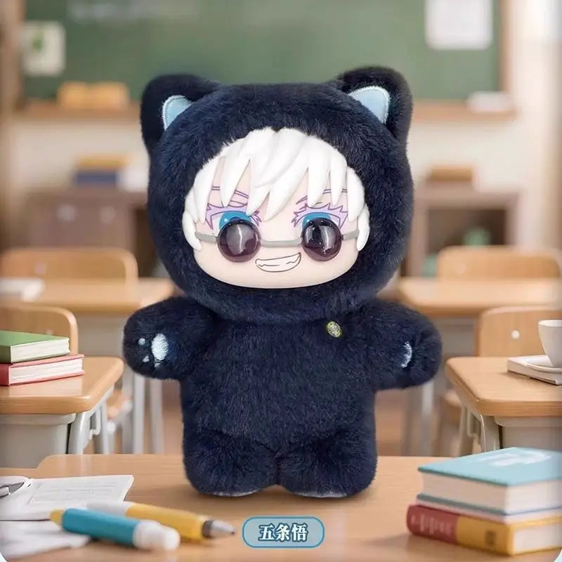 Eaki Genuine Jujutsu Kaisen Season 2 Gojo Satoru Cat Park Party Blind Box Doll Pendant Collectible Toy Model Gift in Stock