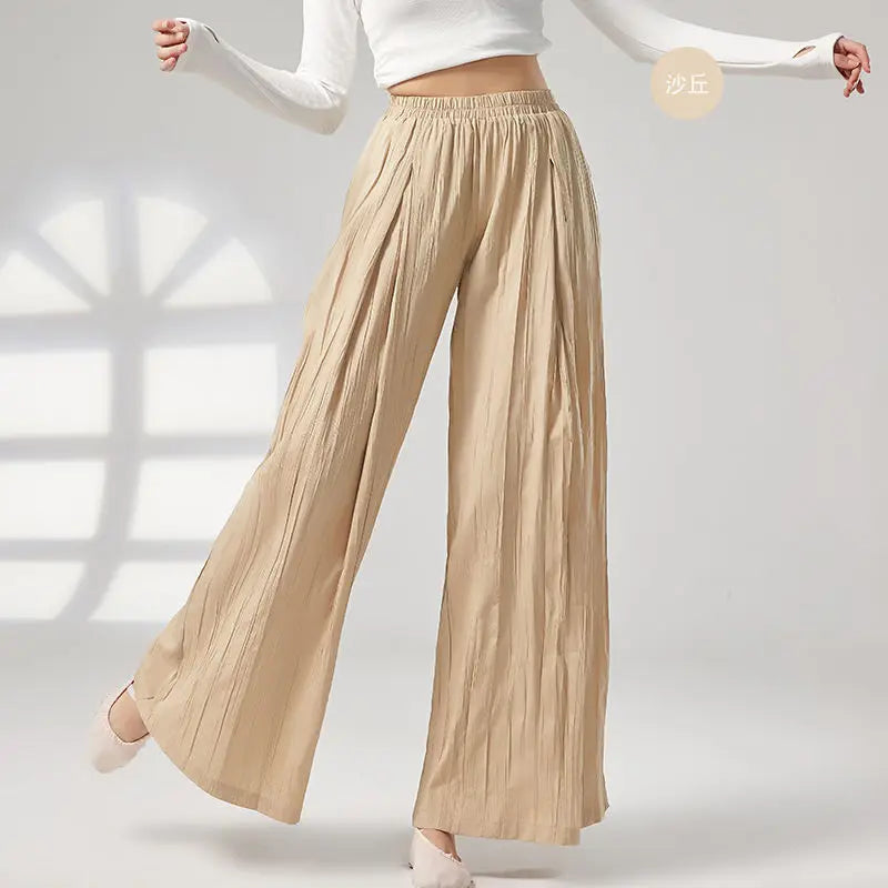 Modern Dance Practice Suit New Wide-leg Pants Chinese Classical Dance Suit Shape Female Teacher Dance Pants in Class