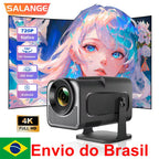 Salange HY320 Mini 4K Android 11 Projector Native 720P 300ANSI Dual Wifi6 BT5.0 Cinema Portable Projetor Outdoor 180°  Rotable