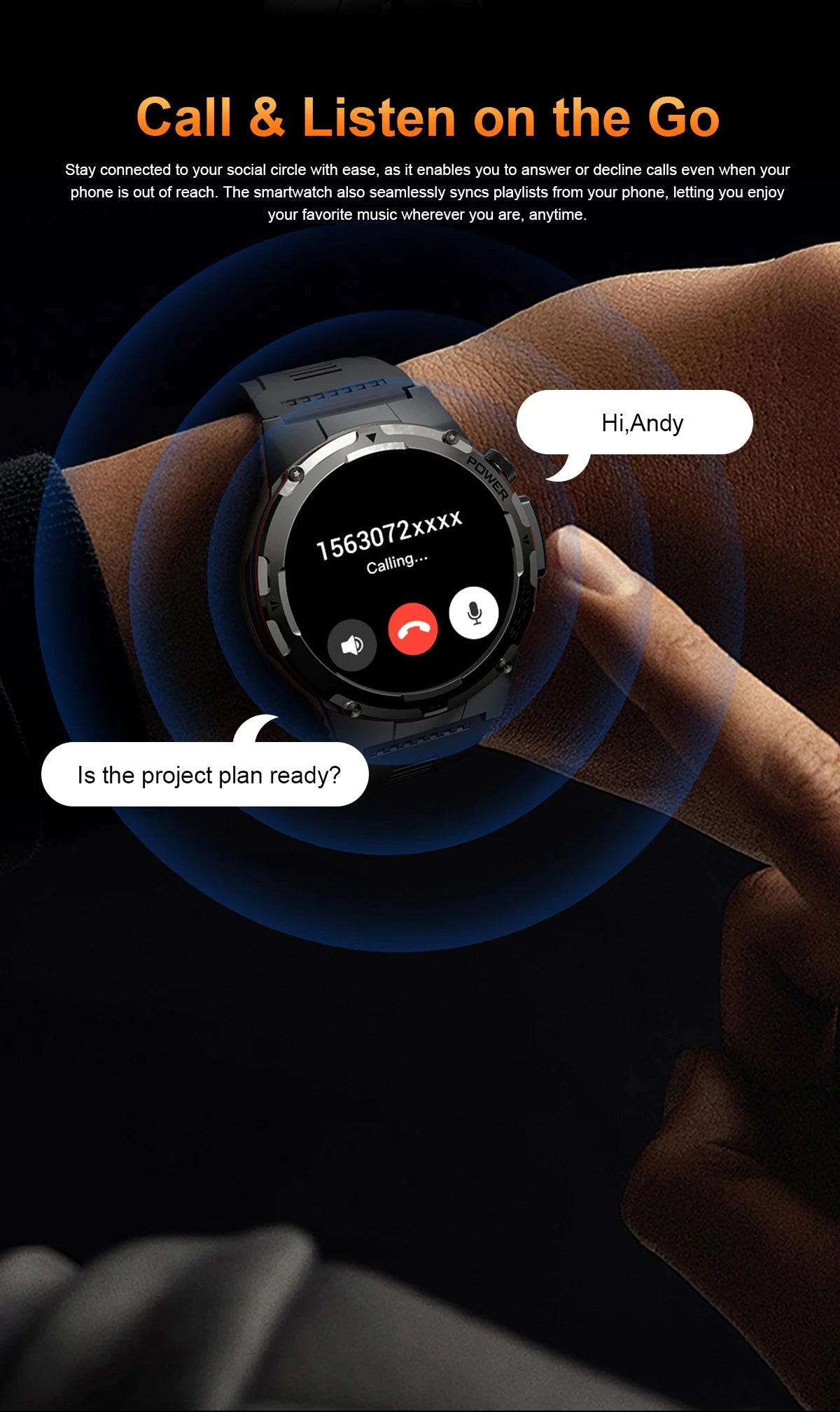 NEW For XIAOMI Outdoor Sports Smart Watch Men GPS Trackr Health Monitor BT Call NFC UV infrared Laser 5ATM Waterproof Smartwatch