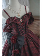 Japan Pink Lolita Wedding Floor-Length Dress Gorgeous Adult Formal Dress Heavy Industry 2024 New