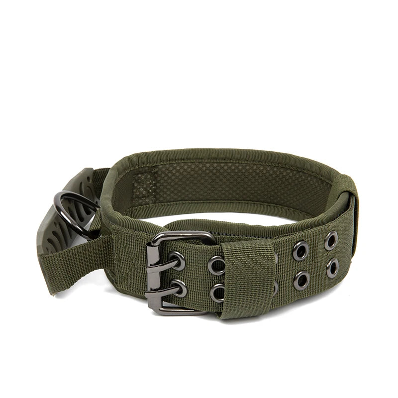 Tactical Dog Training Collar With Handle Reflective Collar Leash No Pull Lead Collars For Small Big Dogs Walking Pet Accessories