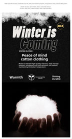 High Quality Thickened Cotton Jacket for Men Winter Windproof Warm Hooded Coat Couple Casual Wear Chinese Brand Outerwear