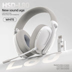 SMAILWOLF L80 Bluetooth wireless wired three-mode gaming headset laptop home lightweight headset with microphone