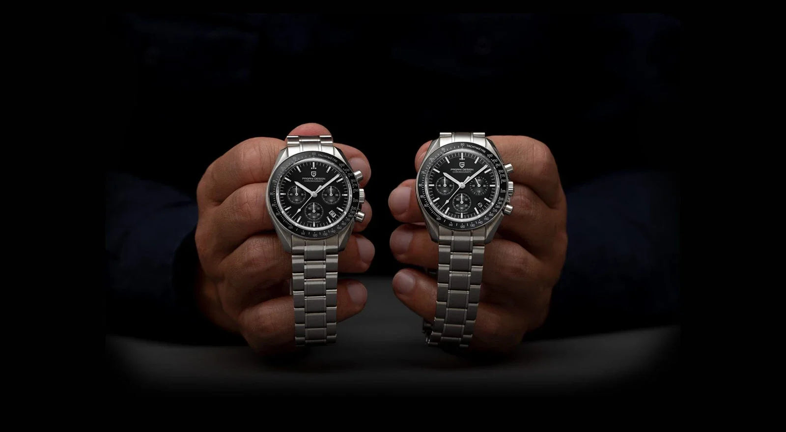 2025 New PAGANI DESIGN Moon V6 Men's Watches Luxury Quartz Watch For Man Chronograph VK63 Men Gift AR Sapphire Mirror Luminous