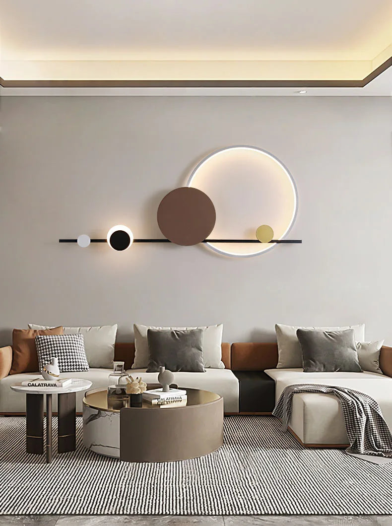 Creative LED Wall Lights Hotel Lobby Living Room Bedroom Wall Lamps Modern Simple Stairs Aisles  Home Indoor Lighting Decor Lamp