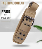 Tactical Dog Training Collar With Handle Reflective Collar Leash No Pull Lead Collars For Small Big Dogs Walking Pet Accessories