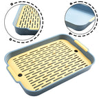 Medium Rabbit Litter Box Bunnies Corner Toilet Box For Ferret Hamster Dragon Cat Guinea Pig Dutch Pig Supplies