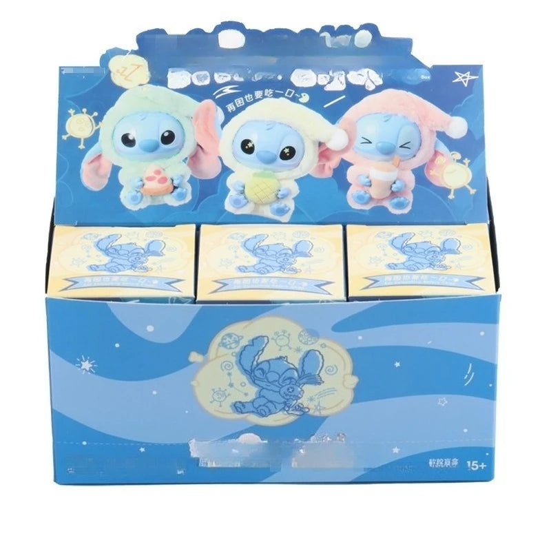Stitch Eat Something Plush toy figurine Stitch cute and cute vinyl Stitch pendant Mysterious Box Surprise Gift