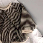 Children's Sweatshirt For Boys Girls Top Clothes Spring Autumn Cotton Long Sleeve T-Shirt Kids Casual Striped Tops Clothes1-8T